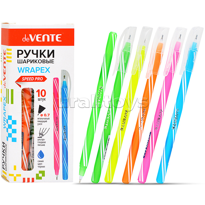 Ручка шариковая "Wrapex" серия Speed Pro, d=0,7 мм, ультра гладкое письмо, синяя Ручка шариковая "Wrapex" серия Speed Pro, d=0,7 мм, ультра гладкое письмо, синяя