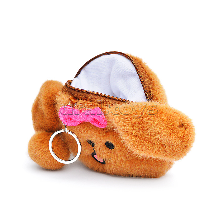 Мягкий брелок-кошелек "Собачка" 12см