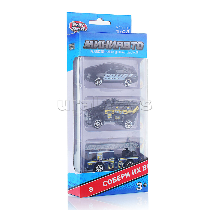 Набор техники "Мини Авто" полиция, в коробке