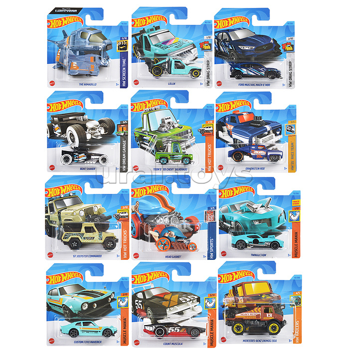 Машинки Mattel. "Hot Wheels" из базовой коллекции в асс-те. Машинки Mattel. "Hot Wheels" из базовой коллекции в асс-те.