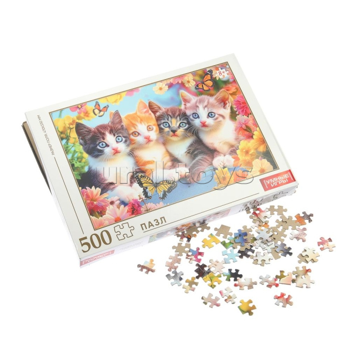 Пазлы 500 "Котята"