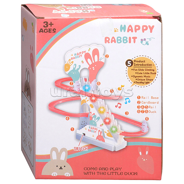 Игровой набор Горки "Кроличья дорога" (звук) в коробке