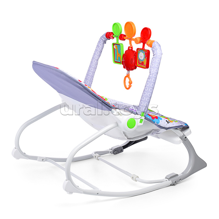 Шезлонг детский "Зоопарк" в коробке Шезлонг детский "Зоопарк" в коробке