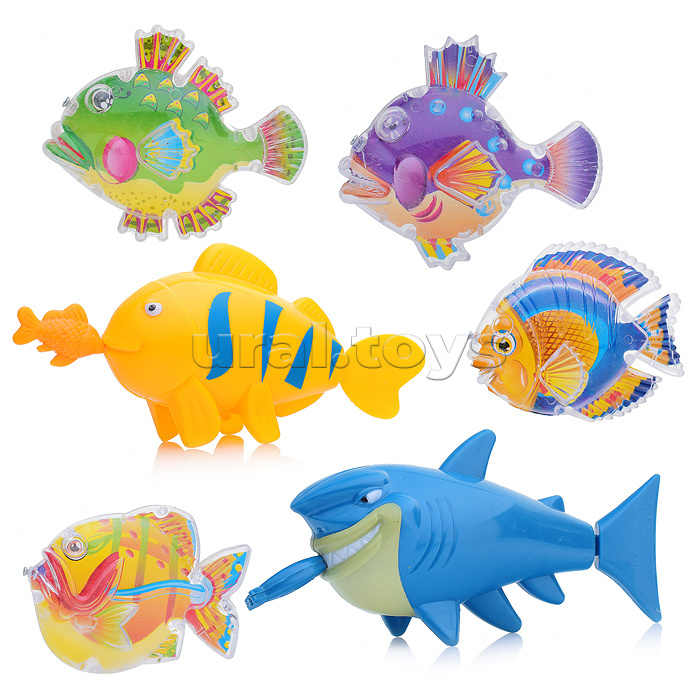 Набор игрушек для купания "Морские обитатели" в пакете