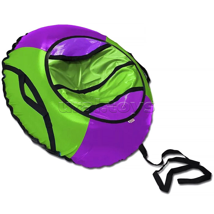 Санки-ватрушка, серия "Спорт", 120см, фиолетово-зеленый (в пакете)