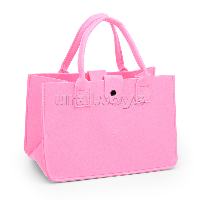 Сумка однотонная из фетра