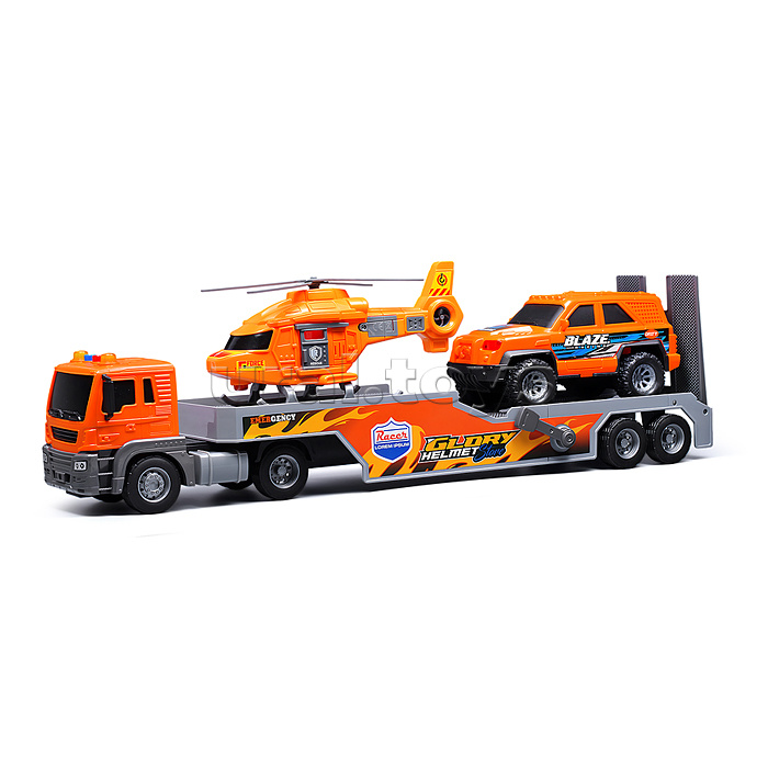 Машина "Автовоз" 1:16 (свет, звук) в коробк