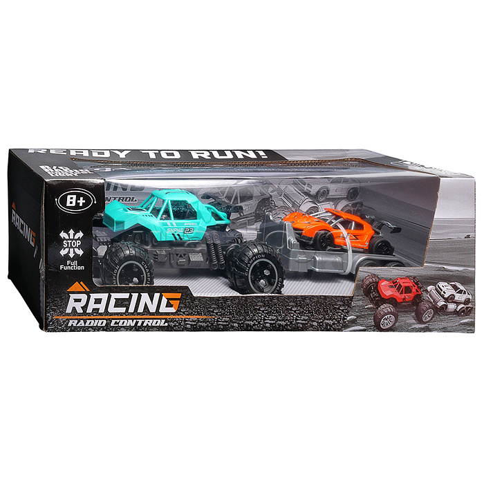 Машина "Вездеход с прицепом 3" р/у, 27 MHz, в коробке