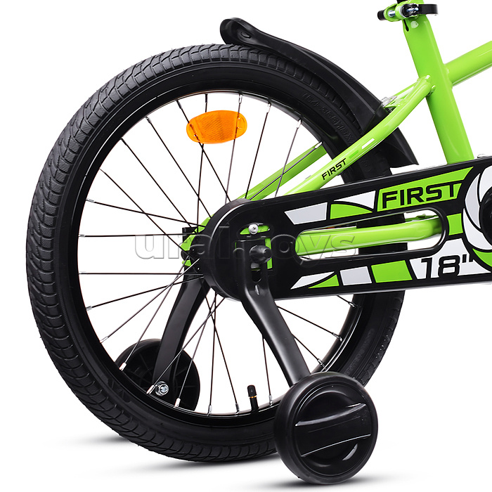 Велосипед 18" Rocket First, цвет зеленый