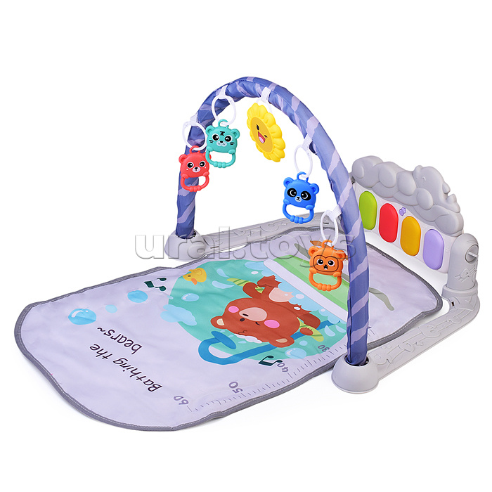 Коврик развивающий "Мишутка" с ростомером, в коробке