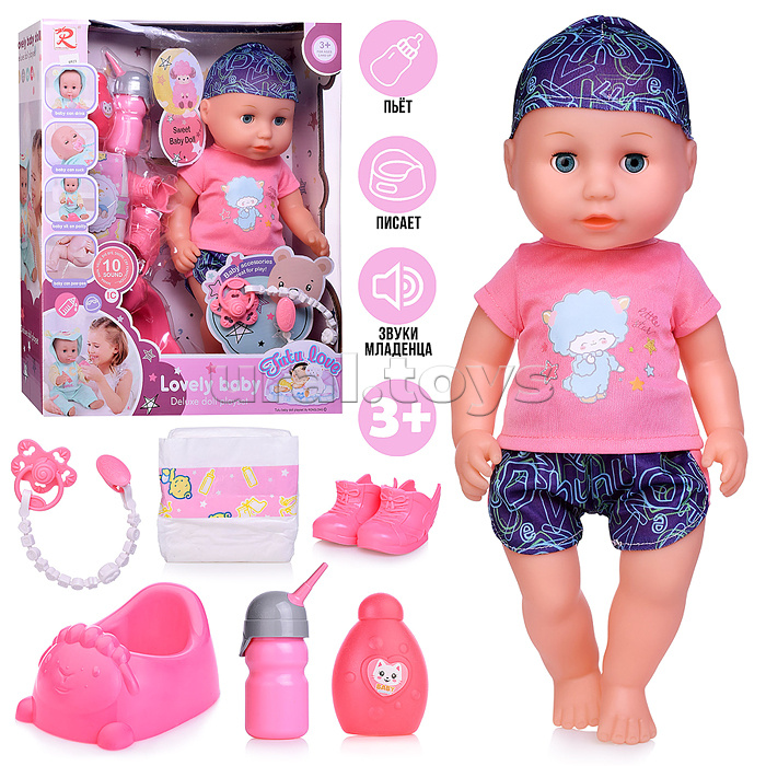 Пупс "Вика" с аксессуарами, в коробке