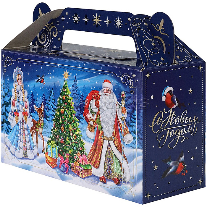 Коробка для конфет Сундучок "Лесной утренник" 500г Коробка для конфет Сундучок "Лесной утренник" 500г