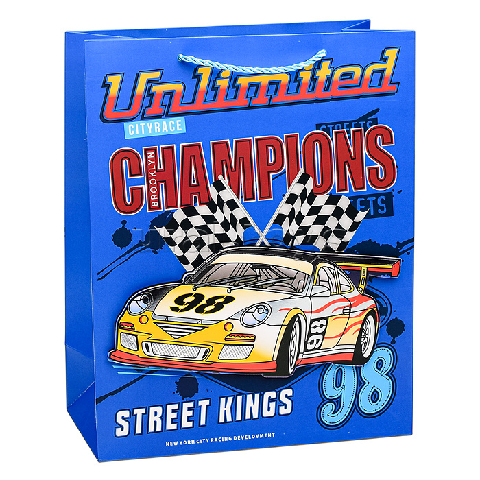 Пакет подарочный "Champion" 26х32х12 см Пакет подарочный "Champion" 26х32х12 см