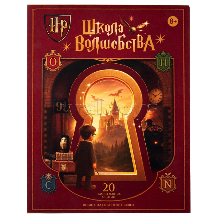 Игрушка для детей старше 8 лет: Научно-познавательный набор "Re-агенты". Школа волшебства. Тайны факультетов