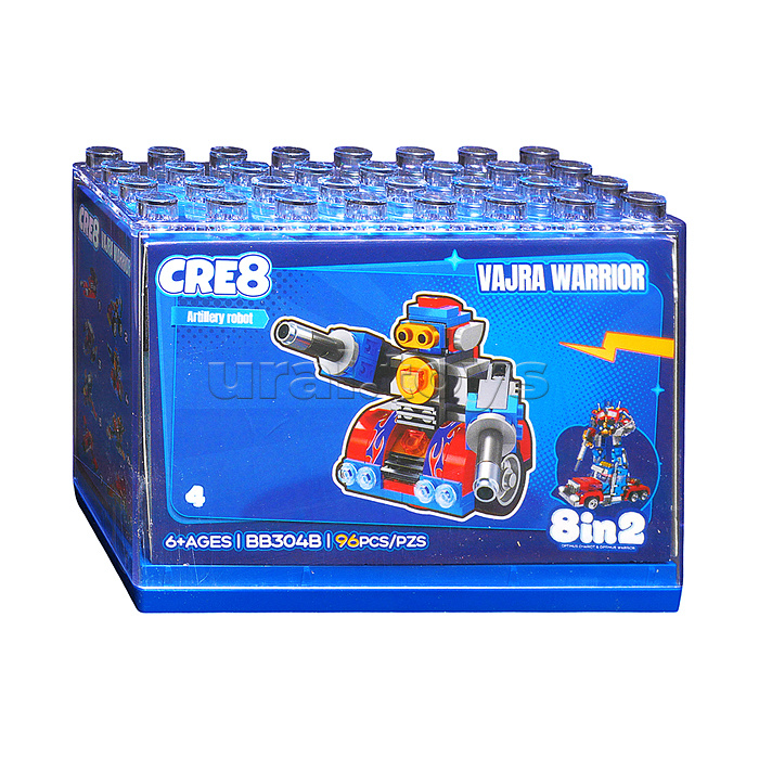 Конструктор "Робот-защитник" 8 в 1 в коробке