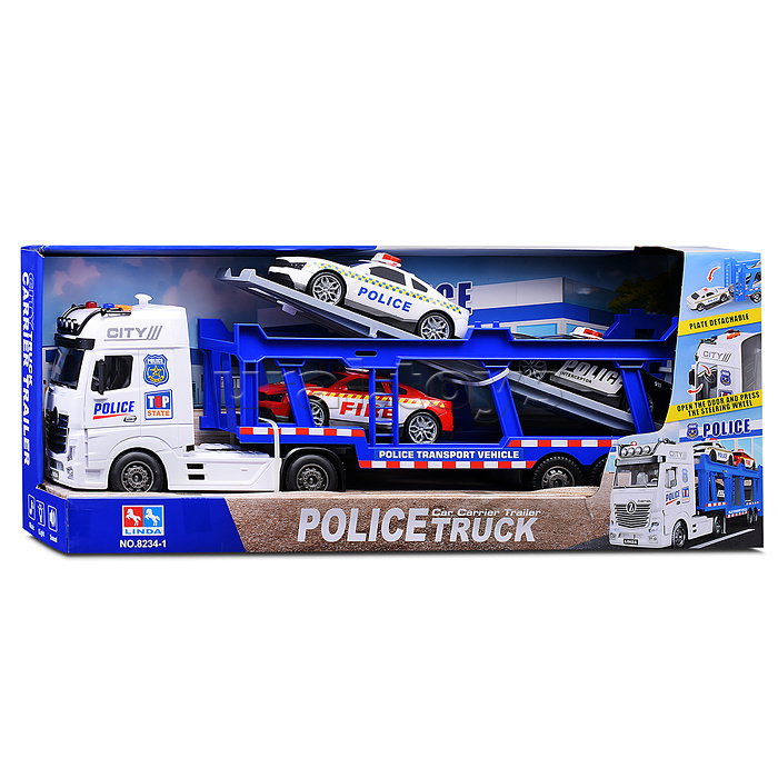 Автовоз "Мини-конвой" в коробке