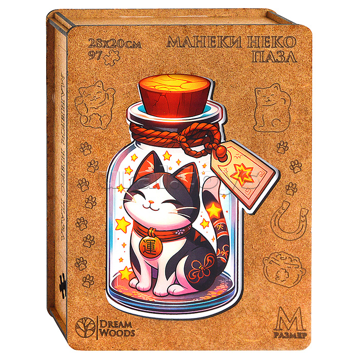 Пазл фигурный "Манеки Неко"