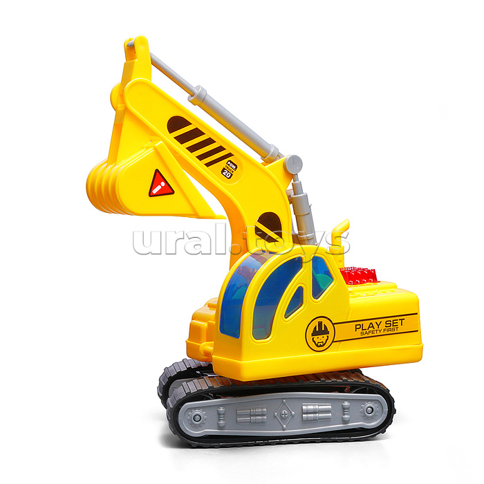 Машина "Экскаватор" 1:20 (свет,звук) в коробке