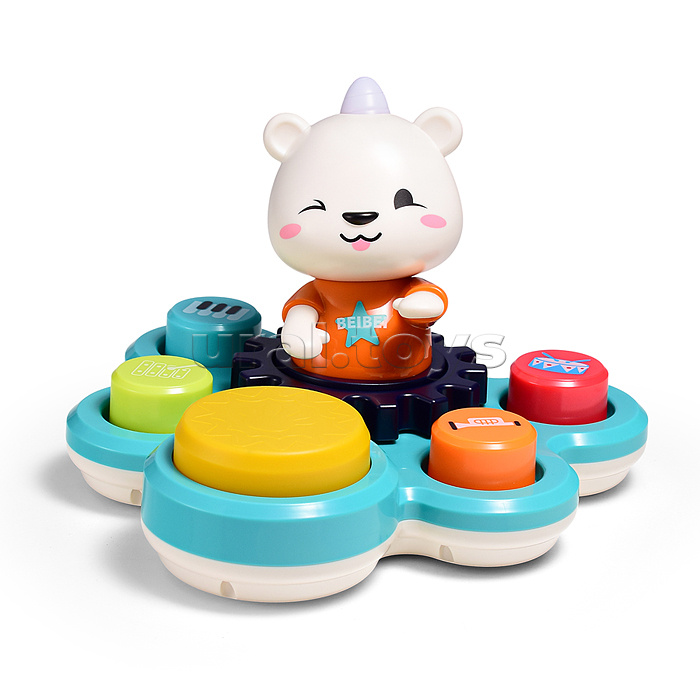 Развивающая игрушка "Медвежонок" на батарейках, в коробке