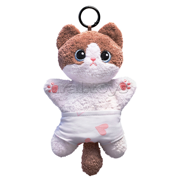 Мягкая игрушка "Кошка Бусинка" 18 см