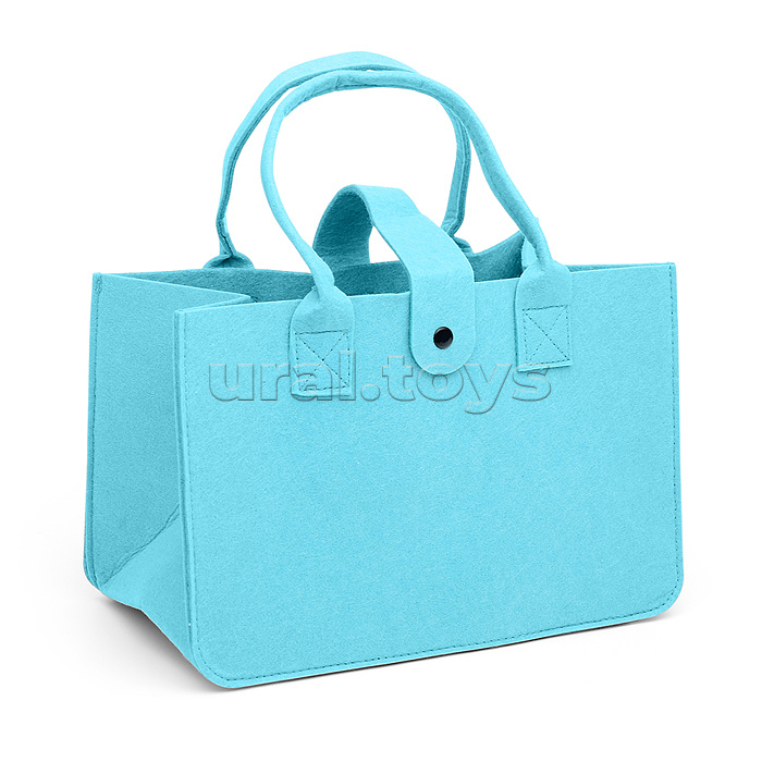 Сумка однотонная из фетра