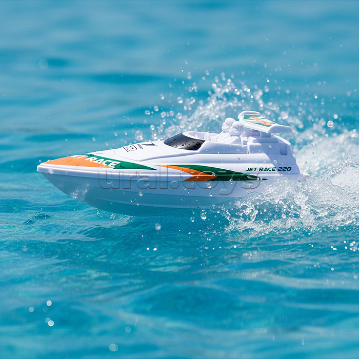 Лодка "Синее море" на батарейках, в коробке