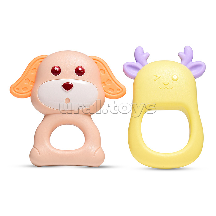 Набор погремушек "Веселый малыш" в пакете Набор погремушек "Веселый малыш" в пакете