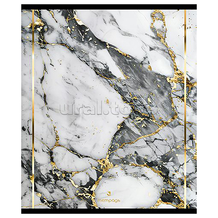 Тетрадь 48л. клетка А5 скрепка S "Камень и металл" Премиум 4+4+Матовая ламинация+Эмбоссирование