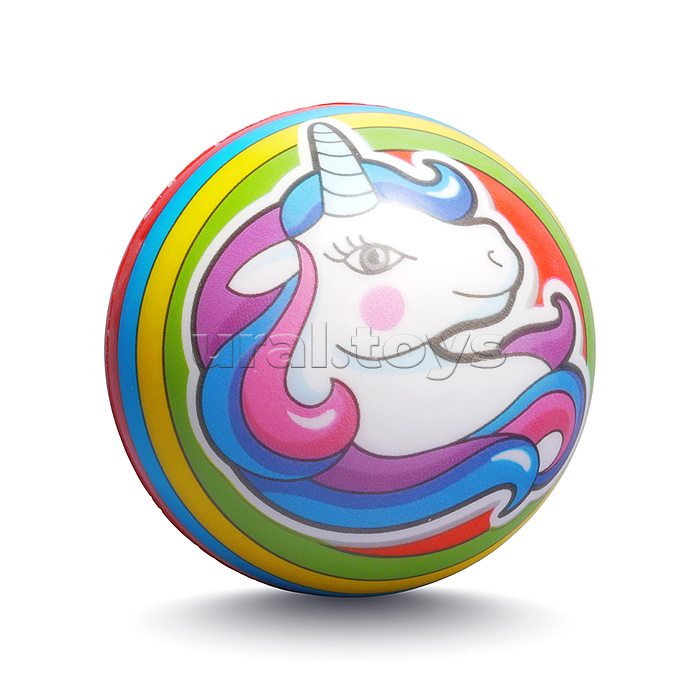 Мяч детский "Единорожка" PU (7см) в коробке
