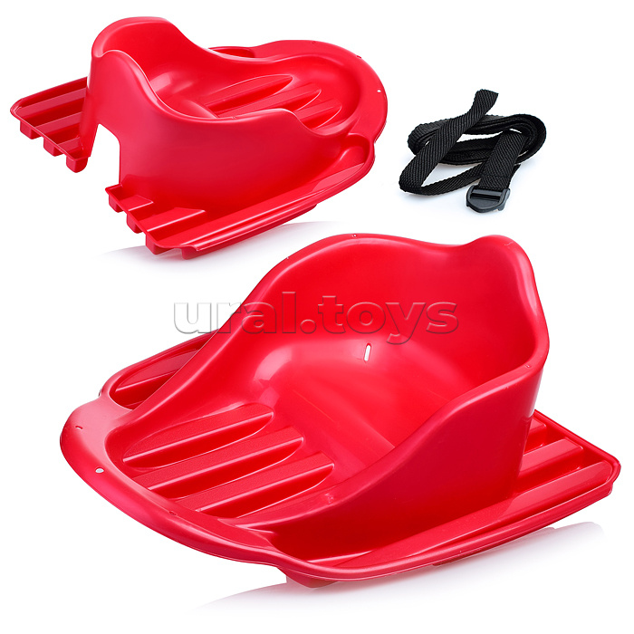 Санки-ледянки "Карета" (цвет в ассортименте)