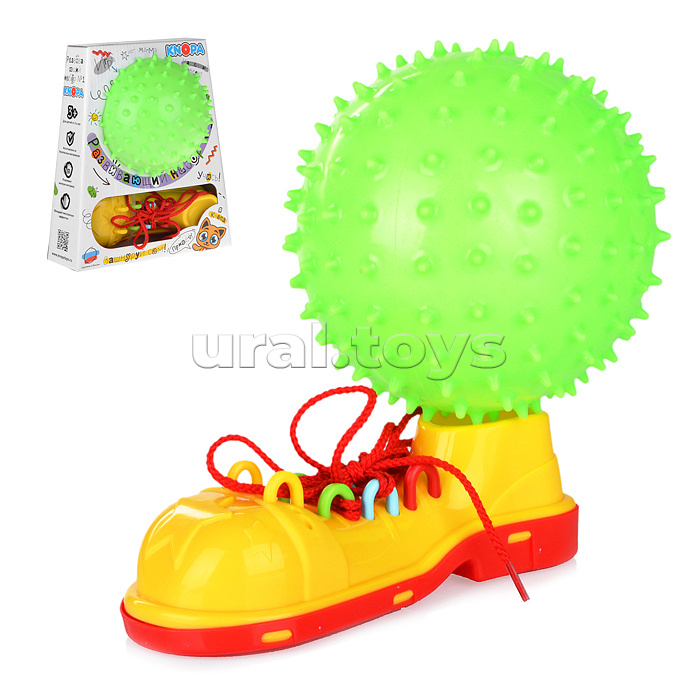 Развивающий набор №1 мяч зеленый+ботинок