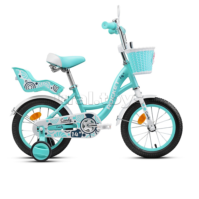 Велосипед 14" Rocket Candy, цвет мятный