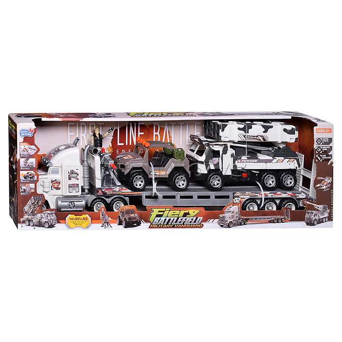 Набор машин "Военная техника" в коробке