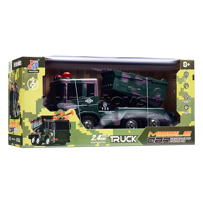 Машина "Военный самосвал" р/у, 27 MHz, в коробке