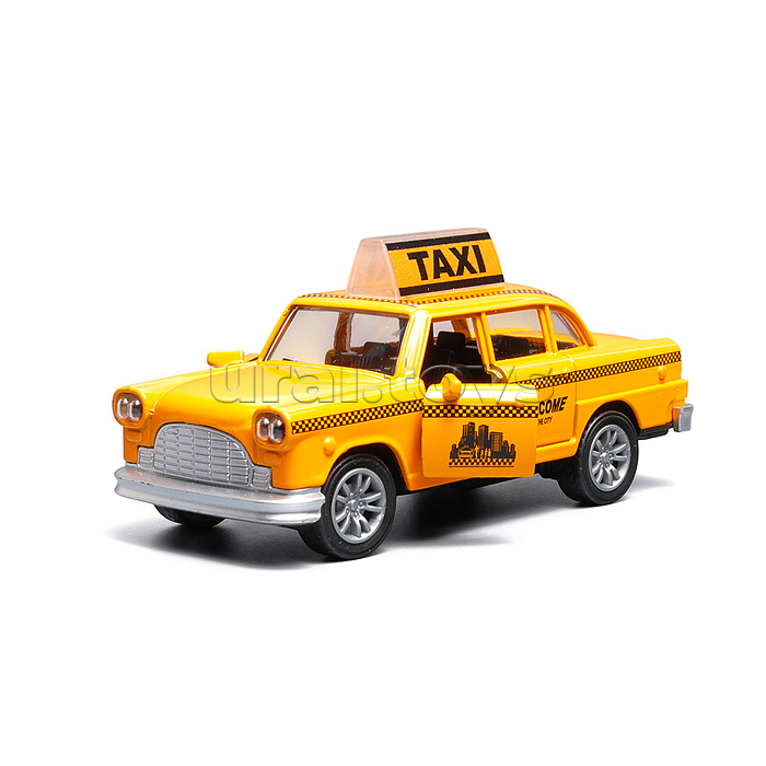 Такси инерционная машинка вид С die-cast , 1:32