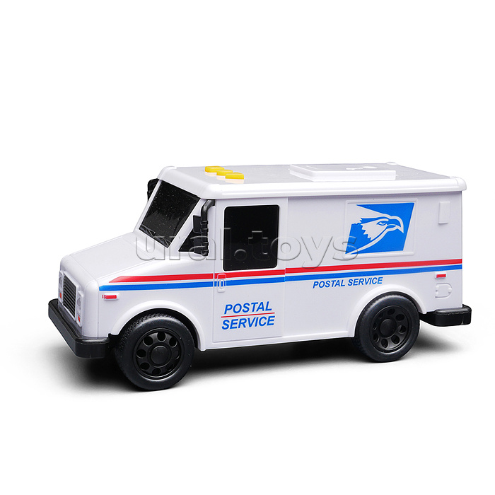 Машина "Почта" 1:32 (свет, звук) в коробке