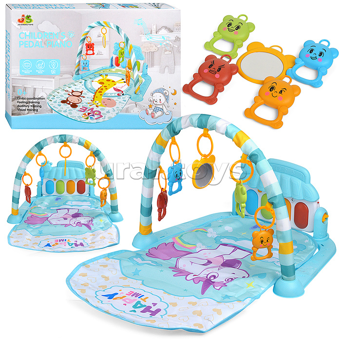 Коврик развивающий "Единорожка" в коробке