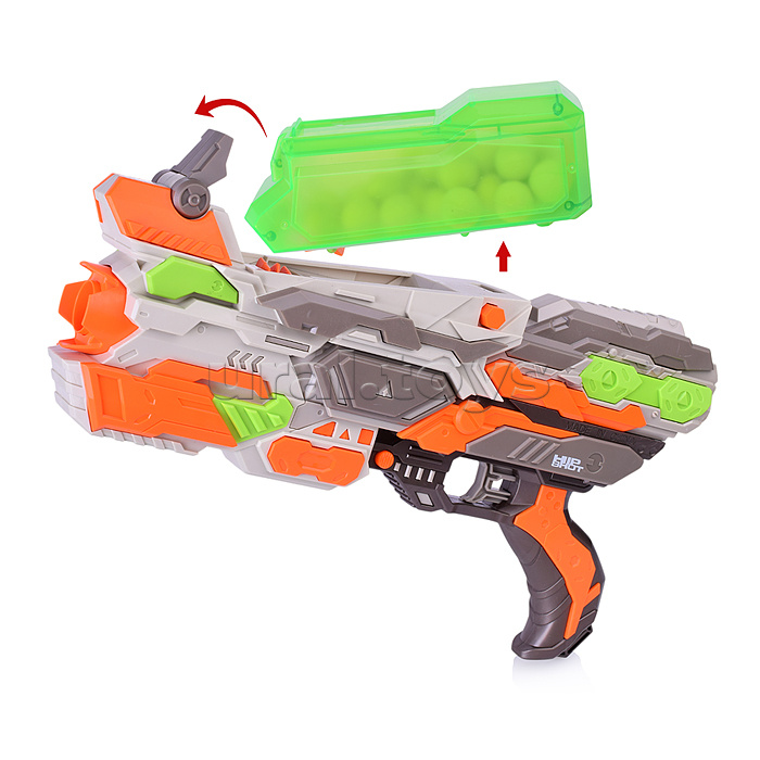 Бластер "Bullet storm" с шариками, в коробке