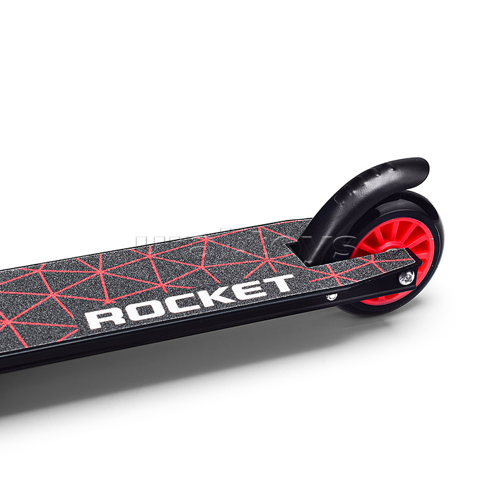 Самокат-снегокат трюковой в коробке (красный)