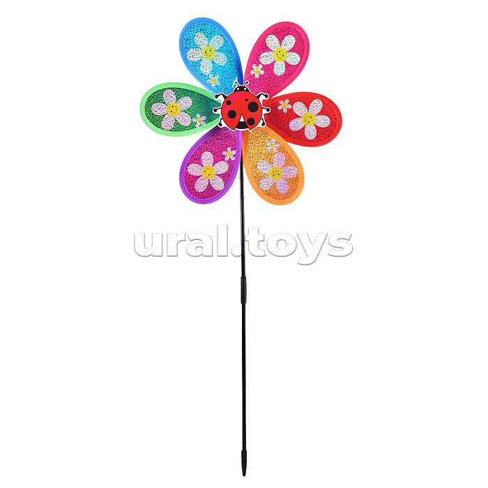 Ветерок "Цветочек с бабочкой" в пакете