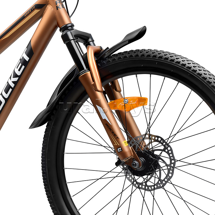 Велосипед 24" Rocket Aries 1.0 , цвет коричневый, размер 13"