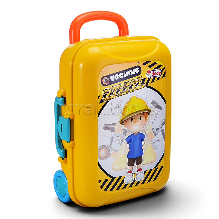 Игровой набор в чемодане "Мини-мастерская Technic" на колесах