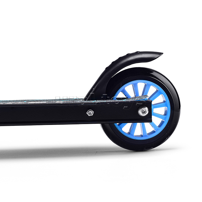 Самокат-снегокат трюковой в коробке (синий)