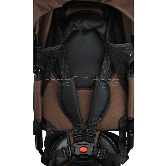 Велосипед трехколесный Rocket 136-BR, колеса EVA 10"/8", цвет коричневый