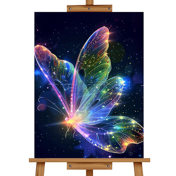 Мозаика алмазная "Ночная бабочка" 30*20 см.