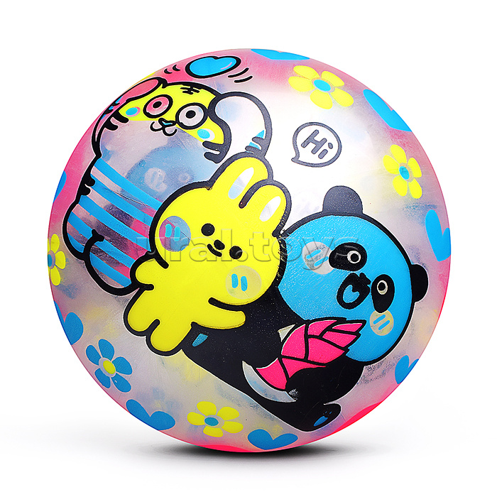 Мяч надувной детский PVC "Пляшущий мячик" 22см