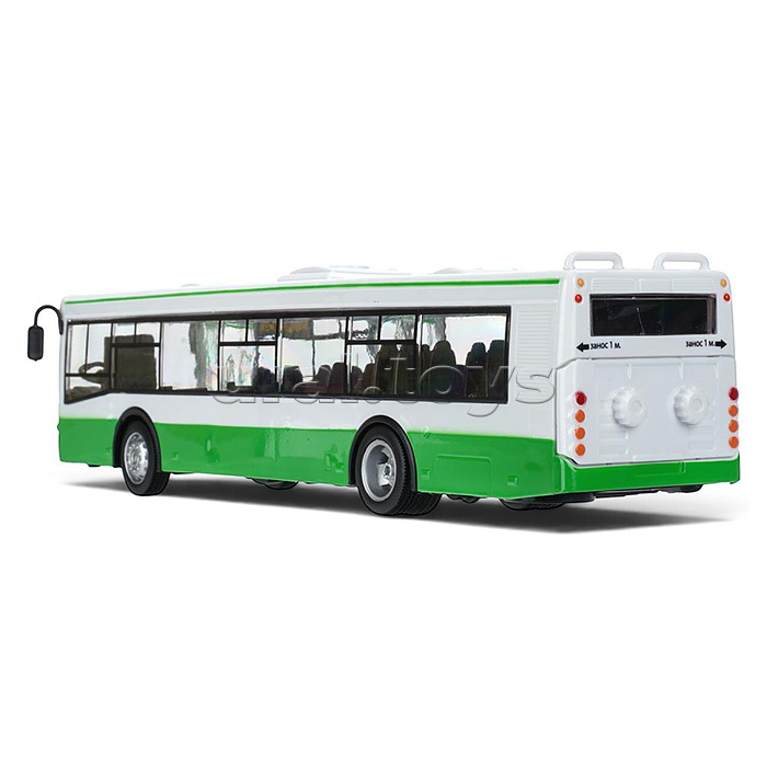 Модель пластик свет-звук Лиаз Автобус 29 см, зеленый