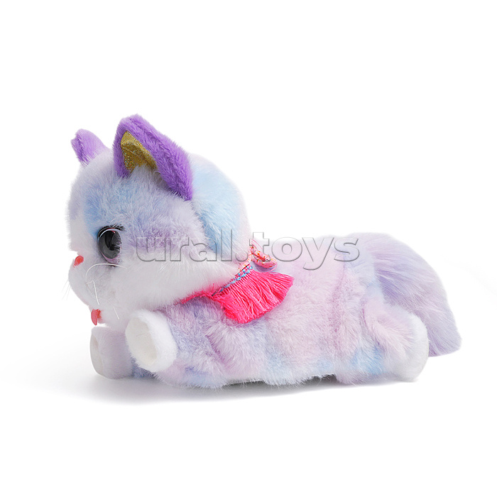 Мягкая игрушка "Кошка "Бусинка" интерактивная, в коробке