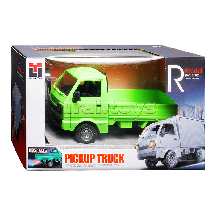 Машина "Грузовик" р/у, 27 MHz, со спреем, с аккум., в коробке