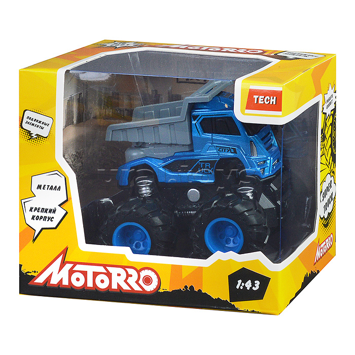 Машинка металлическая Big Foot, 1:43, серия Tech Машинка металлическая Big Foot, 1:43, серия Tech